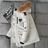 Men's Down Jackets Big Real Fur Collar Warm Parka Degrees Men Casual White Duck Down Coats Winter Snow Overcoat Thicken