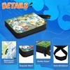 Card Album 4 Compartments 400 Slots 50 Pages 24x18x5cm Multicolor Wear Resistant Waterproof