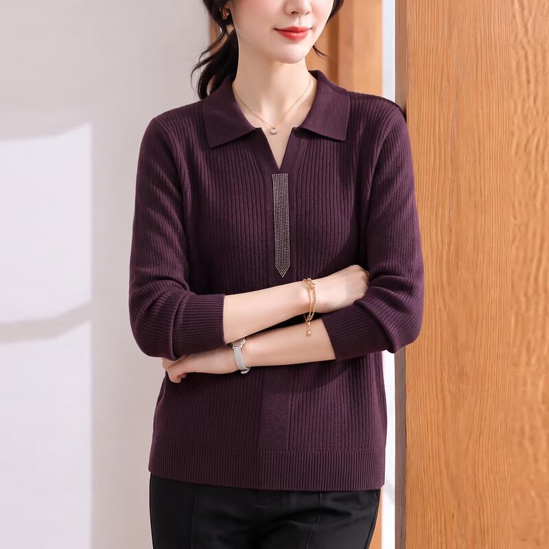 YUZHAOLIN Women's Elegant Knit Pullover Sweater