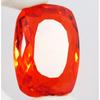 Certified 136.75 Ct Mexican Fire Opal Red Orange Cushion Cut Natural Gemstone