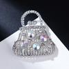 Retro Diamond Alloy Brooch Bag-Style: Fashionable Accessory for Women
