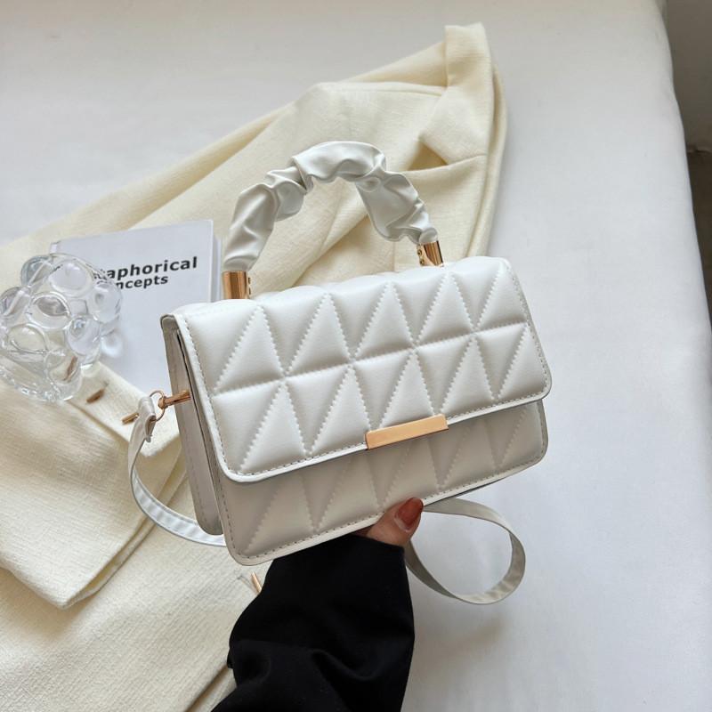 Fashionable Pu Leather Small Crossbody Bag Trendy Street Style Handbag For Women 2023