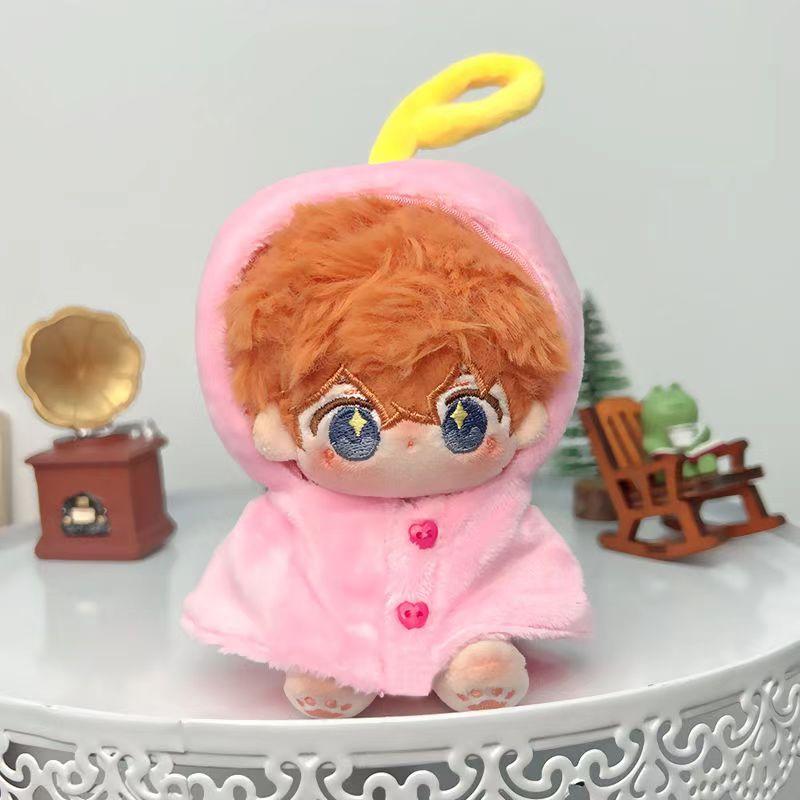 10Cm Tartaglia Plush Doll Genshin Impact Game Cosplay Animal Ear Tail Body Dango Pendant Keychain Dolls Toy For Kids Xmas Gift
