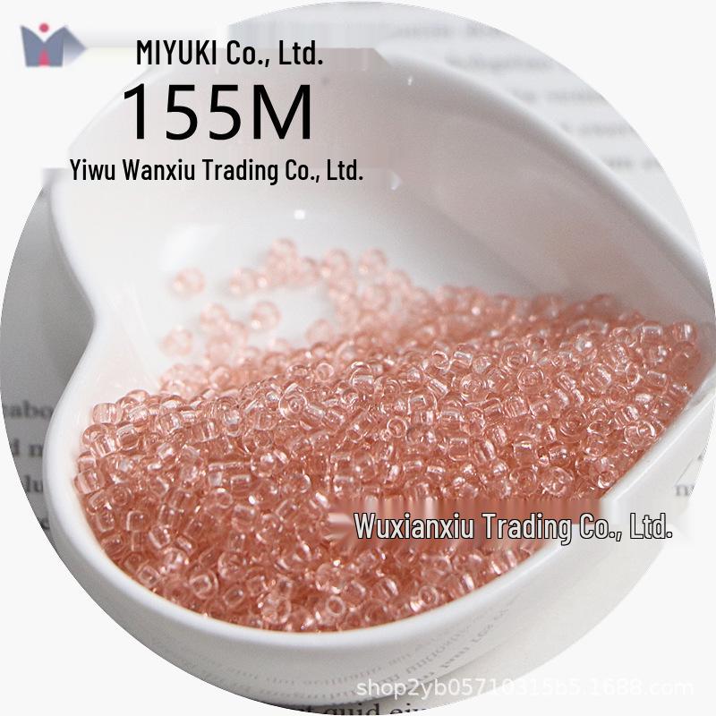 MIYUKI 3mm Transparent Glass Seed Beads for DIY Jewelry Making