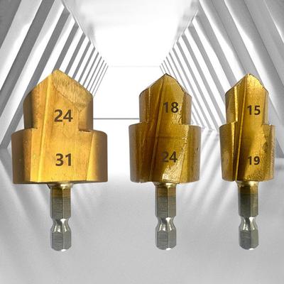 Ppr Lifting Stepped Drill Bit Hexagon Shank Water Pipe Connection Tool 20/25/32Mm Full Open Process