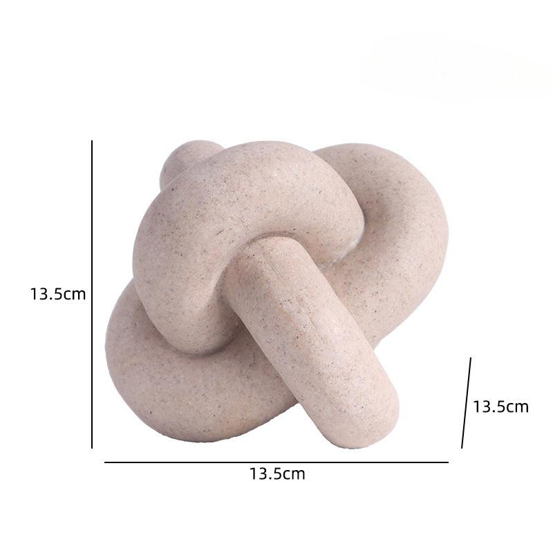 Geometric Knot Sculpture Infinity Puzzle Art for Modern Home & Office Decor Mindful Gift for Math Lovers Abstract Art Fans