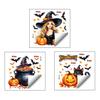 Halloween Window Clings Stickers Black Cat Cute Ghosts Pumpkins