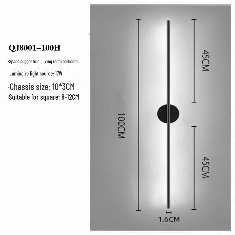 

Modern Minimalist Linear LED Wall Lamp