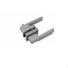 Narrow Frame Glass Door Lock Anti Aluminum Alloy Handle WearResistant for Washroom, Office