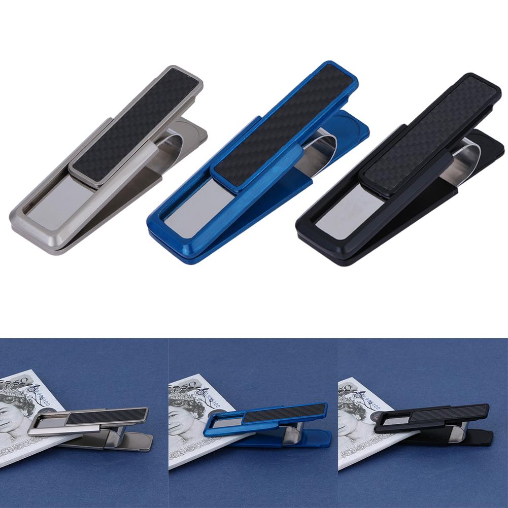 Portasoldi in Metallo Piccolo Portasoldi Portafoglio Multifunzione per Tasca Anteriore Clip Porta Carte di Credito per Padri Fidanzati
