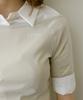 LETTER FROM MOON Semi Off-Shoulder Sleeveless T-Shirt (Sand Beige)