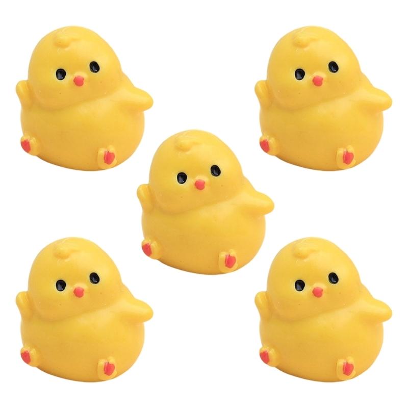 3D Cute Chick Resin Charms Creative Designs Chick Decorations For Cream Glues DIY Crafts Shoe Buckles Car Accessories