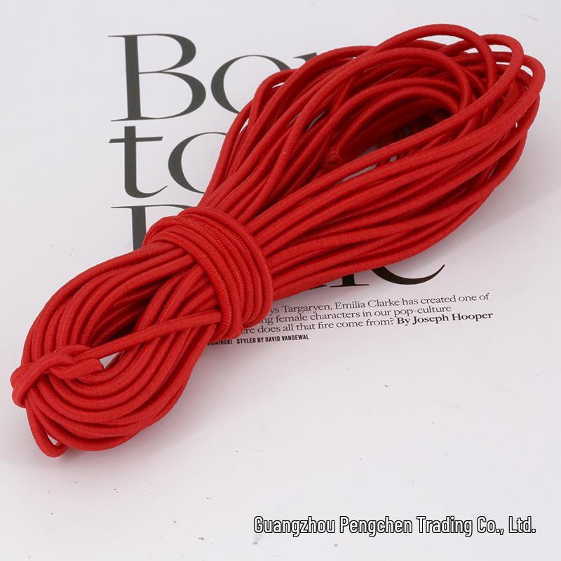 2.5mm High Elasticity Colorful Elastic Rubber Cord