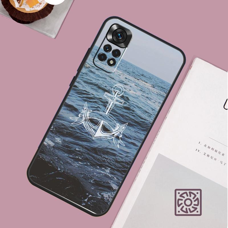 Anchor Sea Beach Case For Redmi Note 12 10 9 8 11 13 Pro 9S 10S 11S 12S Phone Cover For Redmi 12C 9C 10C 13C