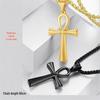 Golden Cross Unisex Titanium Steel Necklace Pendant