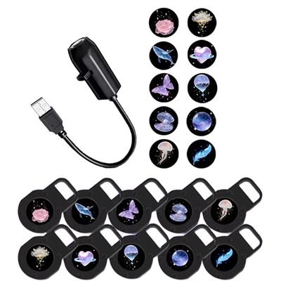 3/6/10 Replaceable Lamp Sheets LED Projection Light Galaxy Theme Atmosphere Light  Romantic Bedroom