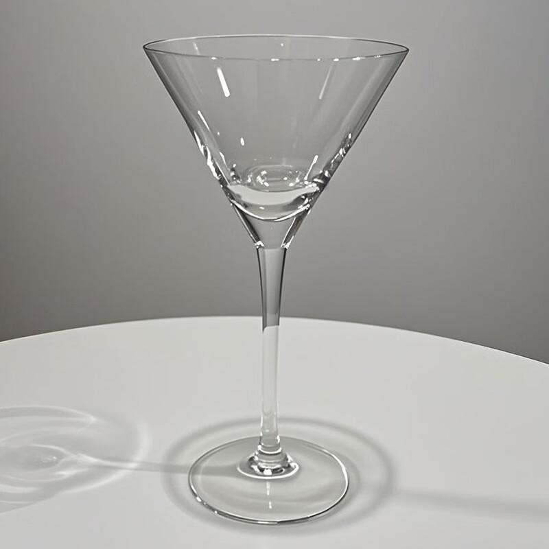 Set of 3 Shangqi Crystal Martini Cocktail Glasses