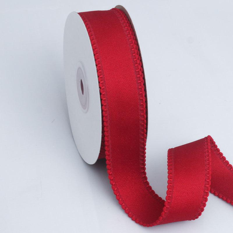 Handmade Romantic and Cozy Solid Color Lace Polyester/cotton Ribbon Handmade DIY Bow Hair Accessories Baking Birthday Cake Handbag Decorative Ribbon