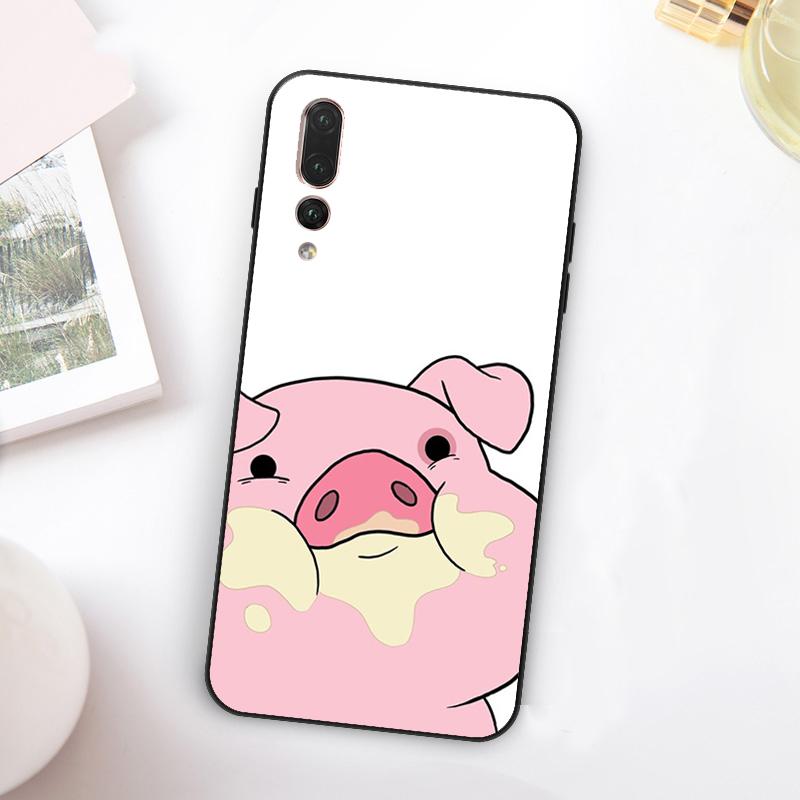 Cute PINK Kawai Pig For Huawei Nova 12i 12s 11i 7i 8i Y73 Y70 Y90 Y60 Y72 Y61 Y91 9 10 SE P30 Pro P40 Lite Case