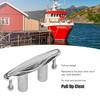 Edelstahl 316 bündig montierbarer Klampen Marinebeschläge Bootsheber Klampen Zugklampen Bootsheber