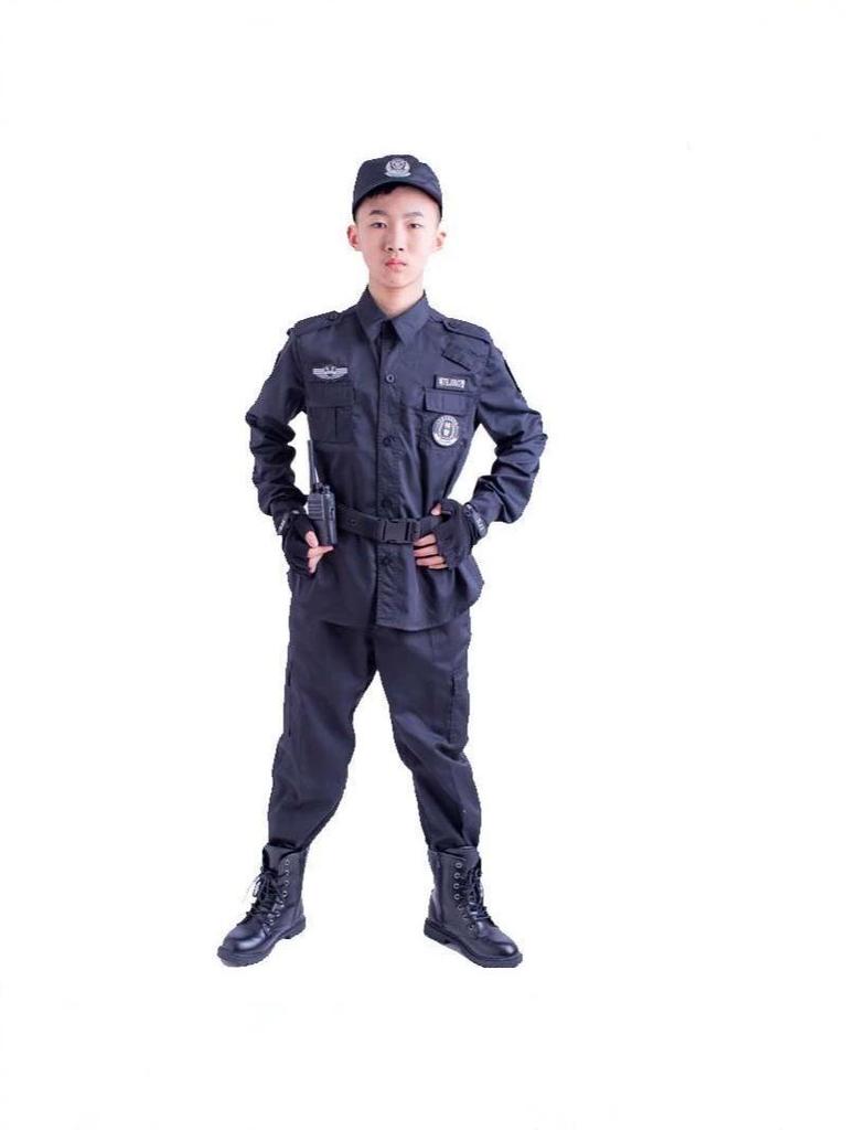 Kids' Police and SWAT Uniform Set: Boys' Police, Girls' SWAT, Camouflage Soldier Set.