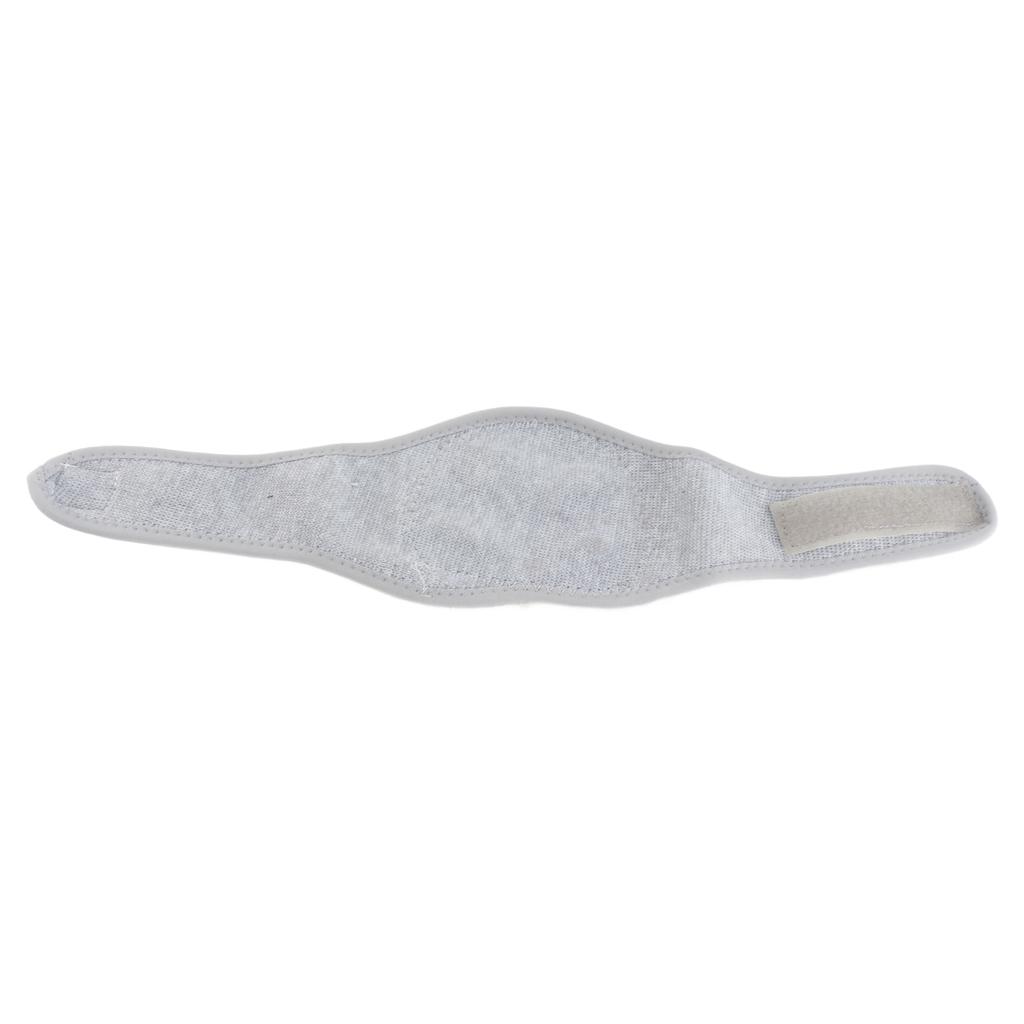 Neck Protective Wrap Portable Soft Neck Brace with Hook and Loop for Home Office Travel