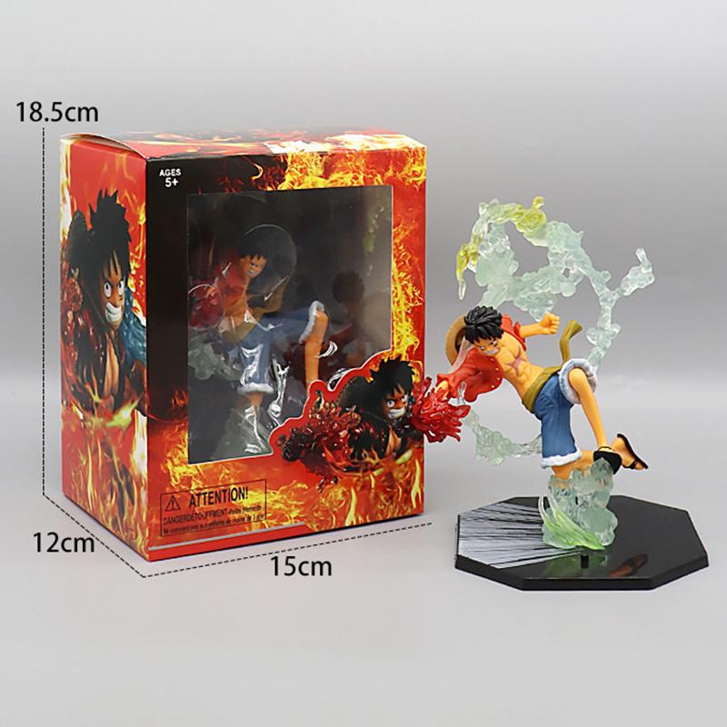 One Piece Luffy Roronoa Zoro Sabo Figure Toys Portgas D Ace Vinsmoke Sanji PVC Figurine Action Collection Anime Model Dolls Gift