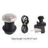 Air Switch Kits Garbage Disposal Switch Waste Disposer on/Off Switch Cordless Portable with 1M Air Hose Sink Top Air Switch