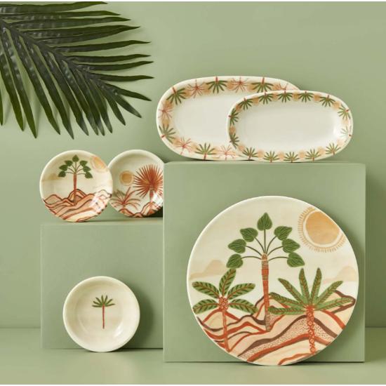 

Фарфоровый набор для завтрака Safari из 12 предметов на 6 персон, смесь 100% фарфора