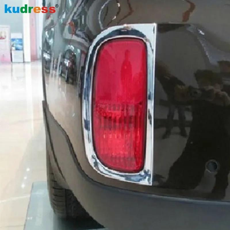 For KIA Sorento 2013 2014 Chrome Car Rear Bumper Fog Light Lamp Cover Trim Tail Foglight Foglamp Bezel Trim Exterior Accessories