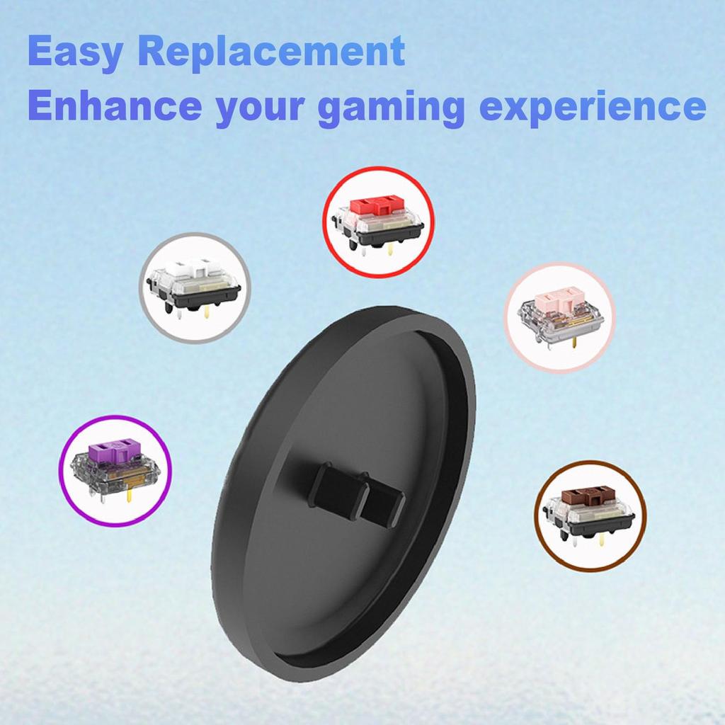 14 Replacement Keycaps for Kailh Choc V1 Low-Profile Mechanical Gaming Stick Push Button Caps, Matte Finish PC Material, Anti-Slip, Anti-Fingerprint