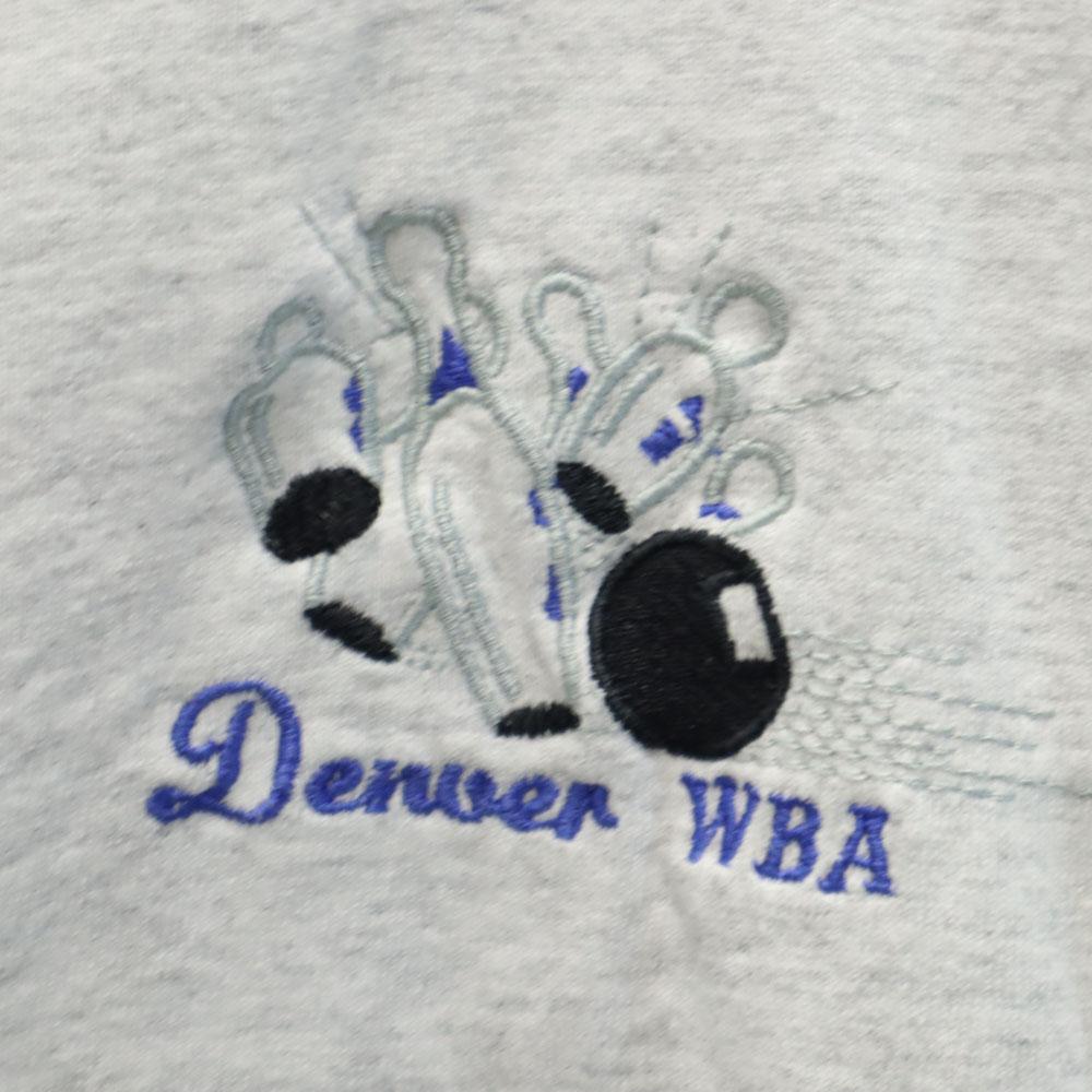 OLD 90s By Color Short Sleeve Single-stitch Henley Neck T-shirt Bowling Men's Used
