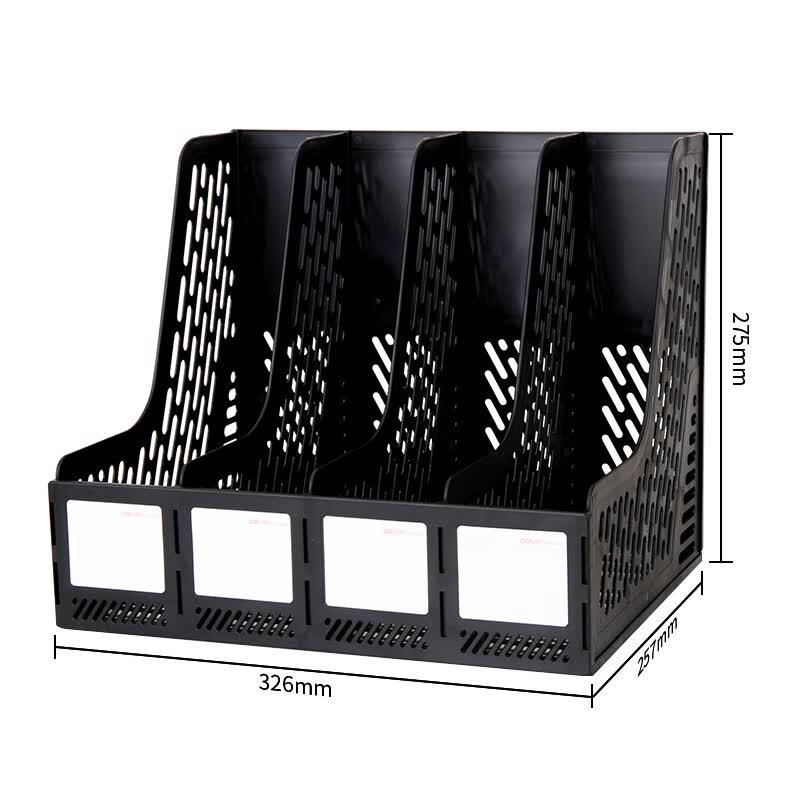Deli 9846 4-Section File Organizer