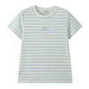 PawinPaw Girls' Cartoon Bear Striped Short Sleeve T-Shirt