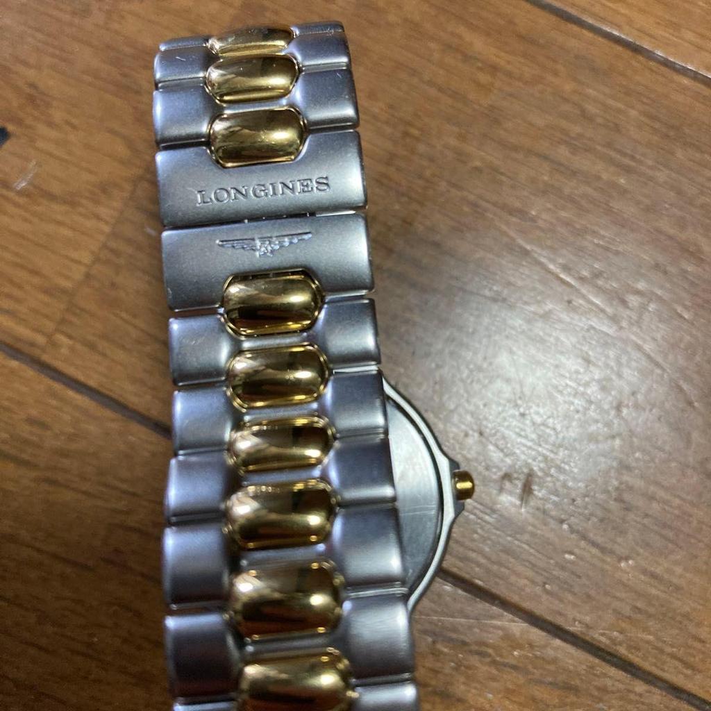 Used LONGINES quartz men's watch combination color day date (not in operation)
