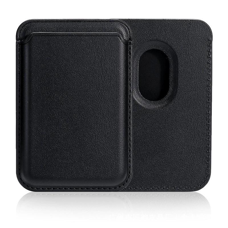 1 pièce Porte-cartes magnétiques Étui de téléphone en cuir PU Poche pour carte de crédit Convient à la plupart des téléphones portables