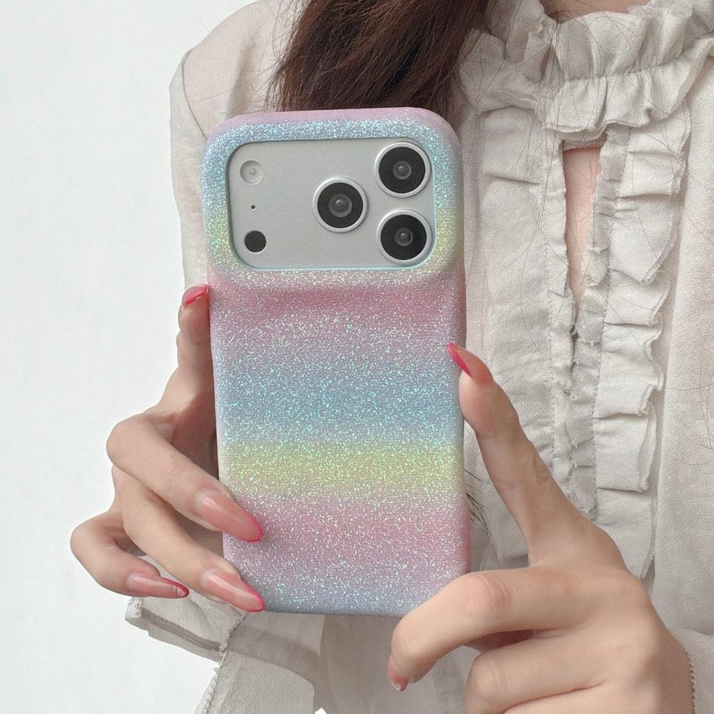 

Fashion Jewelled Solid Color Leather Texture Phone Case For iPhone 17 Pro Max 17 16 15 14 13 Pro Soft Shockproof Funda Cover Leather&iPhone17 Pro Max