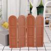 1:12 Scale Furniture Miniature Folding Screen Room Divider For Doll House With Hinged Panels And Simulation Design
