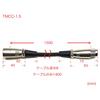 TECH TMCC-1.5 1.5m XLR Male to XLR Female Microphone Cable for Telework and Home Office