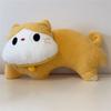 Cute Animal Dopamine Cat Plush Pillow With Embroidered Design For Students And Home Decor