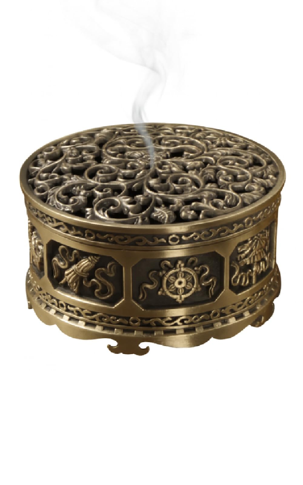 LuceLuce Аромалампа Palo Santo с подставкой, Стильный китайский набор для благовоний, Держатель для благовоний, Контейнер для конусов благовоний, Декоративная аромалампа