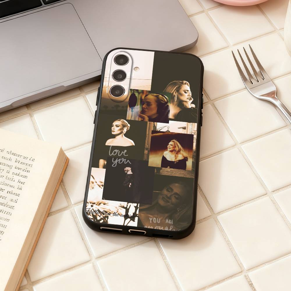 Singer A-Adele phone Case For Samsung Galaxy A73,A72,A71,A70,A53,A52,A51,Others Soft Black Shell