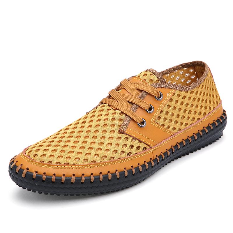 Breathable Casual Men'S Shoes Comfortable Daily Outdoor Style Office And Street Leisure Walking 38-48 Plus Size Summer