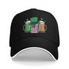 Caneca do Dia de São Patrício Bandeira dos EUA Saint Pattys Patriótica Casual Boné de Baseball Kpop Rock Boné Trucker Primavera Unissex Bonés de Baseball Clássicos