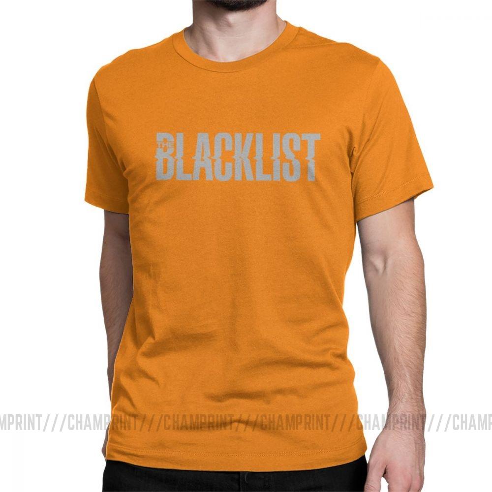 Men Good Tv Series The Blacklist T Shirt Reddington Raymond Red Hat Fandom Crime Cotton Short Sleeve Tees 4XL 5XL 6XL T-Shirts