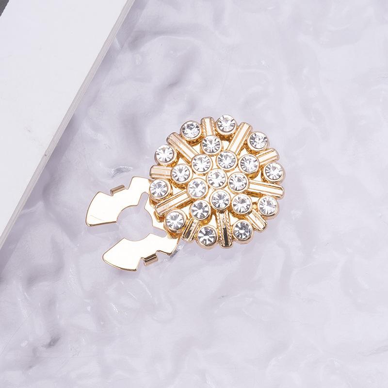 Krystalové perleťové krytky na knoflíky Odnímatelné připínací ozdobné knoflíky na košili kabát Knoflík na šití Pro DIY halenky oblečení ženy muži