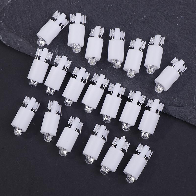 

20 шт. 12 В светодиодная лампа с подсветкой, кнопочная лампа, цветной источник света, аркадная игра, торговый автомат, пинбол, детали белый