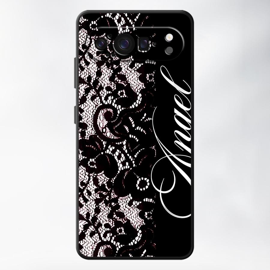 Retro Lace Art Case for Google Pixel 10A 6 7 8 Pro 7a 8a 10 9 Pro XL 6a 9a Funda Phone Cover
