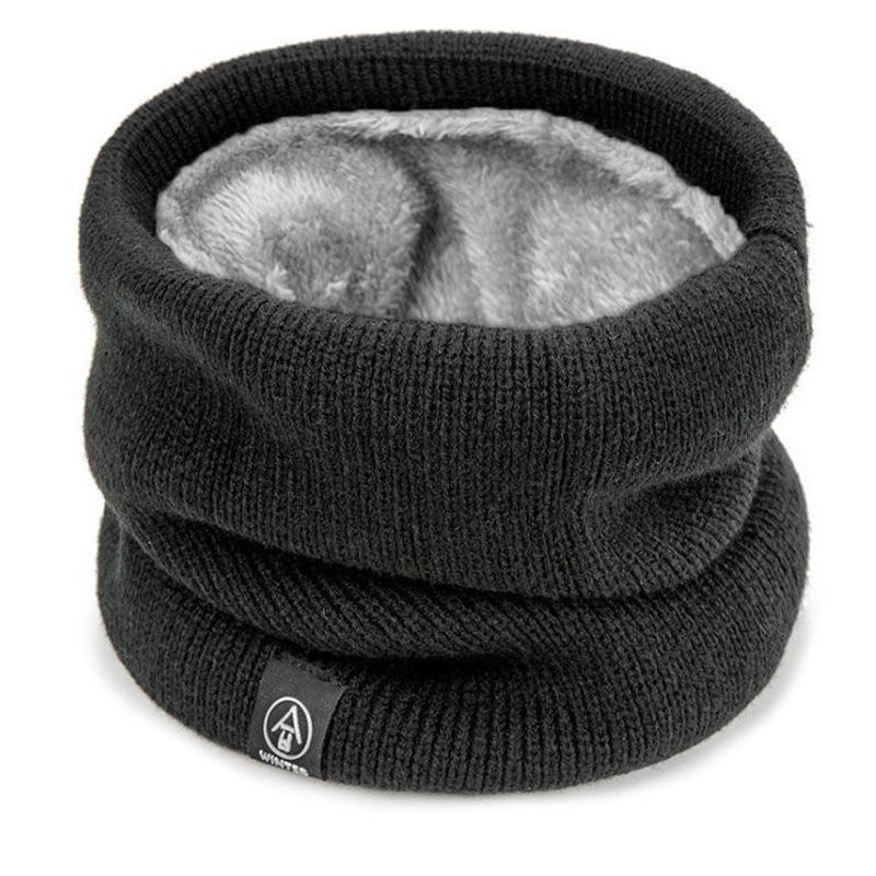 Dámské pletené šály Zimní šály Lady Teplé tlusté unisex pánské šály na krk