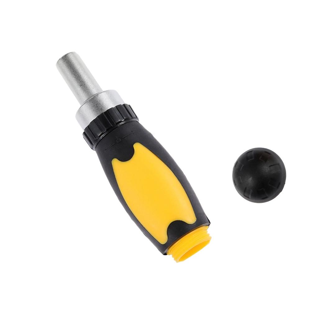 Klucz grzechotkowy 6,35 mm ze stali węglowej, dodatni i ujemny